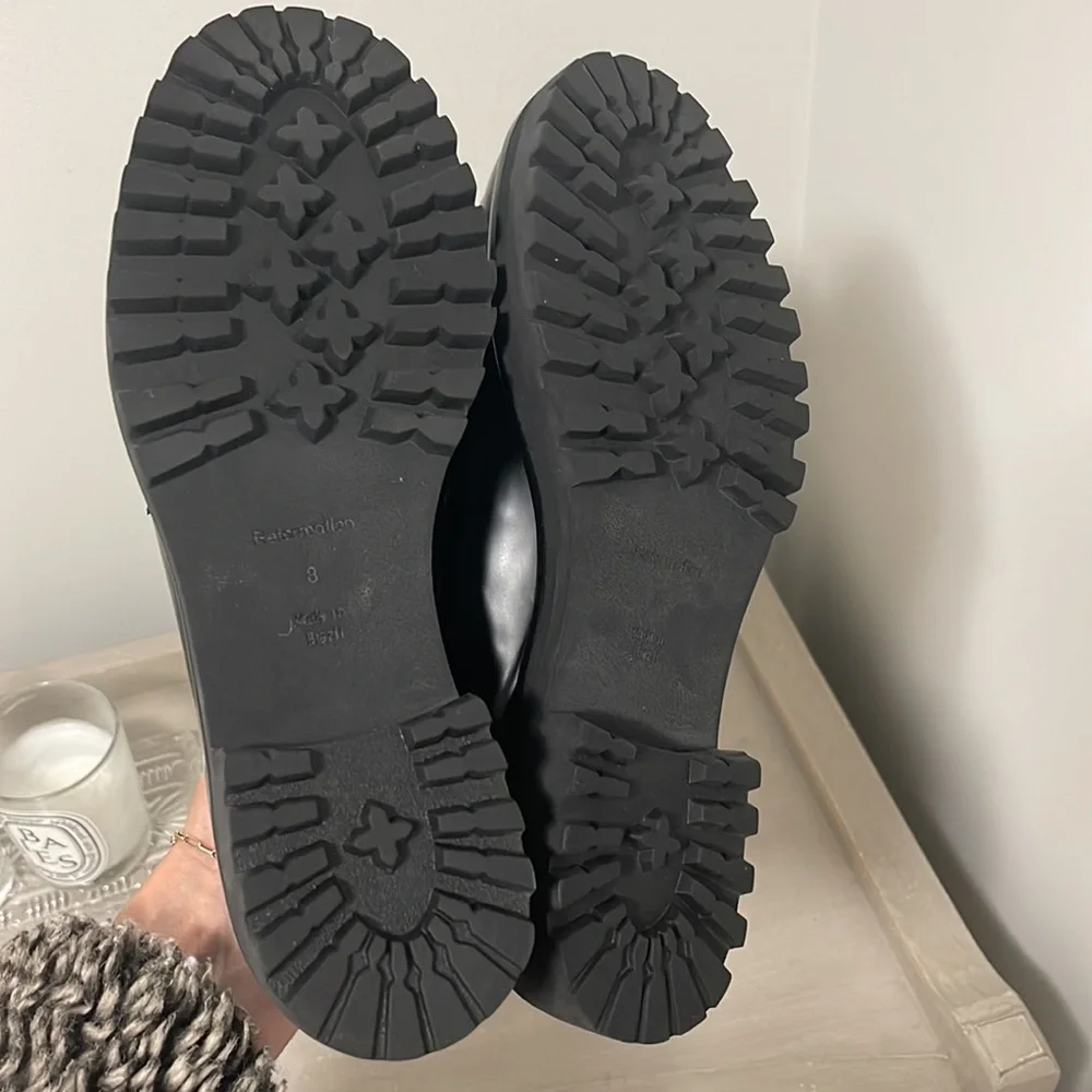 Reformation Agathea Chunky Loafer in Black